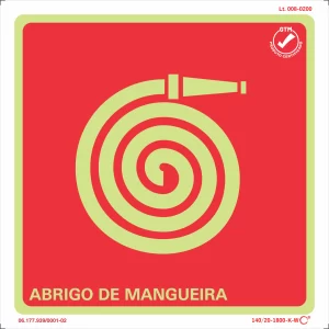 PLACA - ABRIGO DE MANGUEIRA E7