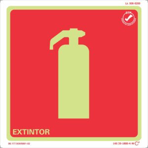 PLACA - EXTINTOR E5